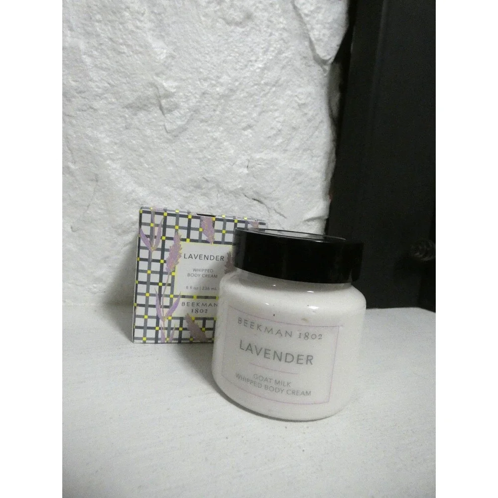 Beekman 1802 New Lavender Goat Milk Whipped Body Cream 8 fl oz 236 ml